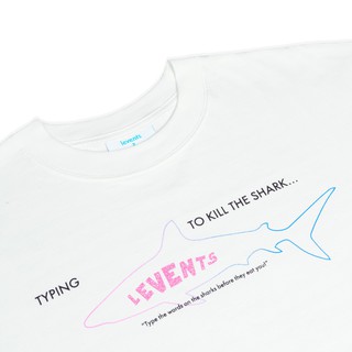Áo Thun Levents Shark/ White