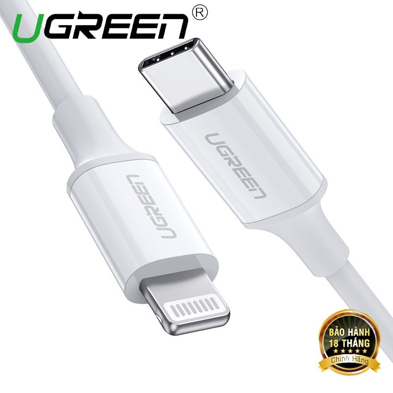 Cáp USB Type C to Lightning Ugreen 10493 dài 1m chính hãng - Hapu Shop