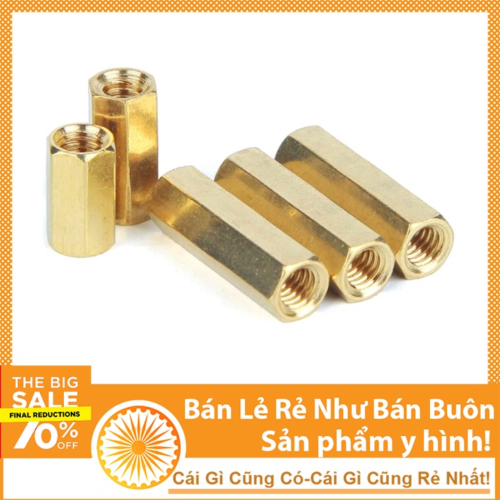 Cọc Đồng 2 Đầu Cái - Cái Đường Kính M3