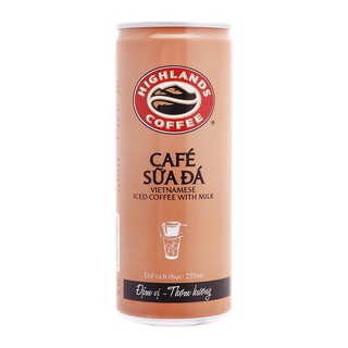 Cà phê lon sữa đá Highland Coffee 235ml | TTOstores