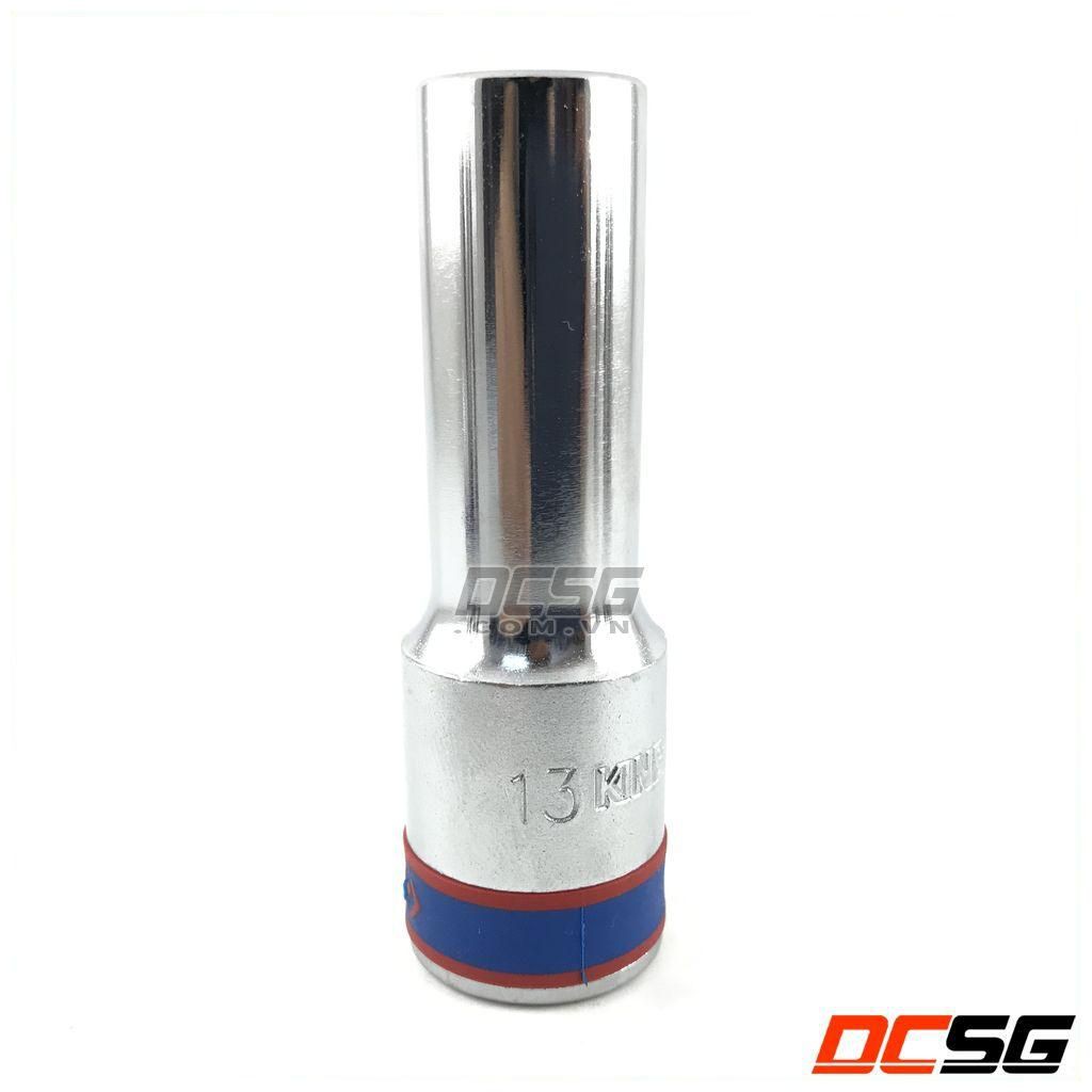 Đầu tuýp xi bạc 13x77mm chuôi 1/2&quot; Kingtony 423513M