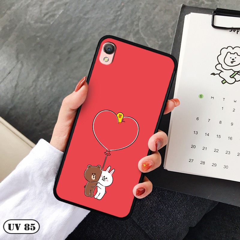 Ốp Oppo A37/ Neo 9 - lưng nhám viền dẻo ngộ nghĩnh