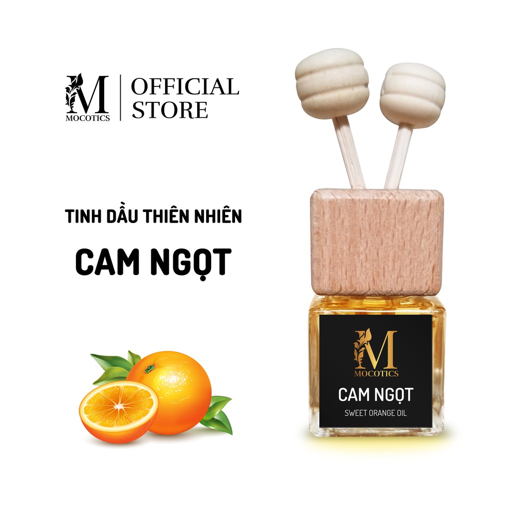 Tinh Dầu Cam Ngọt Mocotics 10ML -Sweet Orange Essential Oil | 100% Thiên Nhiên Nguyên Chất | Xông Thơm Phòng | QUATEST 3