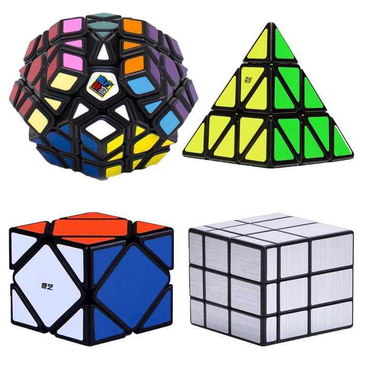 Trọn Bộ 10 Rubik Biến Thể Megaminx - Pyraminx - Skewb - Mirror - Mastermorphix - Square-1