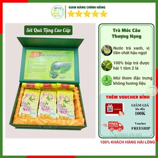 Trà Móc Câu Tân Cương Thượng Hạng - Sét Quà Tặng Cao Cấp, Chè Thái Nguyên Thơm Ngon Đậm Chất