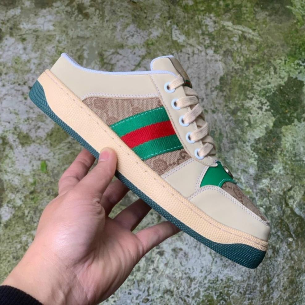 giày sục thể thao nữ gucci sơn tùng MAI SARA STORE, giày sục nữ gg sơn tùng, hải tú hàng cao cấp full size 36-39