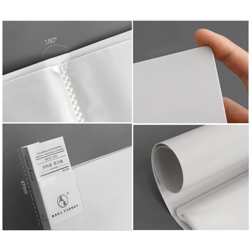 Bìa đựng tài liệu khổ A4 20/ 40/ 80/ 100 trang nhiều màu sắc tiện lợi