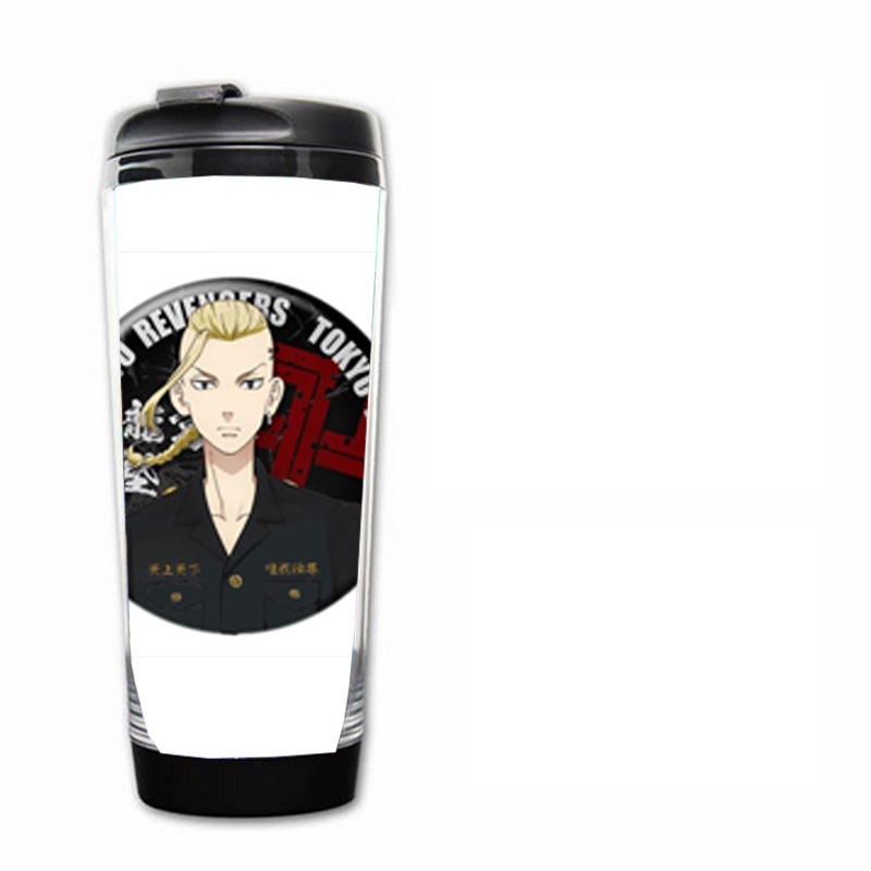 Bình nhựa đựng nước in hình TOKYO REVENGERS NHÂN VẬT ver TRÒN anime chibi tiện lợi lưu niệm