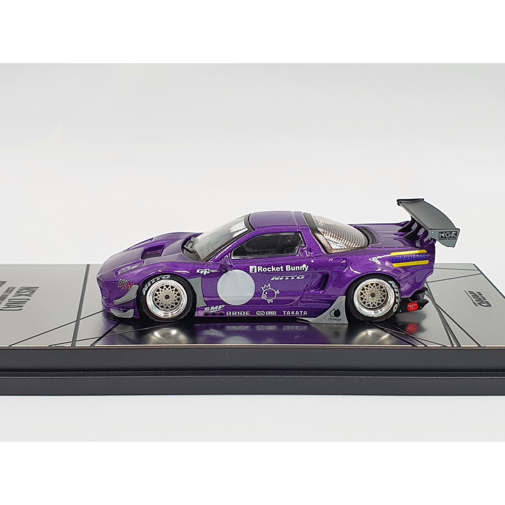 Xe Mô Hình NSX (NA) ROCKET BUNNY V2 AERO METALLIC PURPLE 1:64 INNO MODELS (Tím)