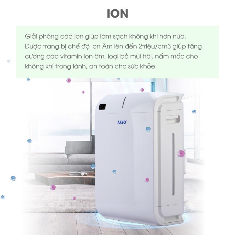 Máy lọc không khí nhạta bản Akyo chính hãng