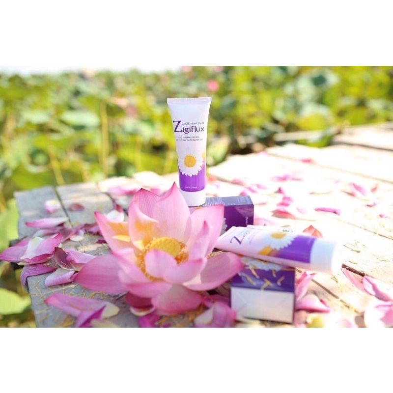 Dung dịch vệ sinh phụ nữ ZIGIFLUX dạng gel sáng hồng cân bằng độ PH