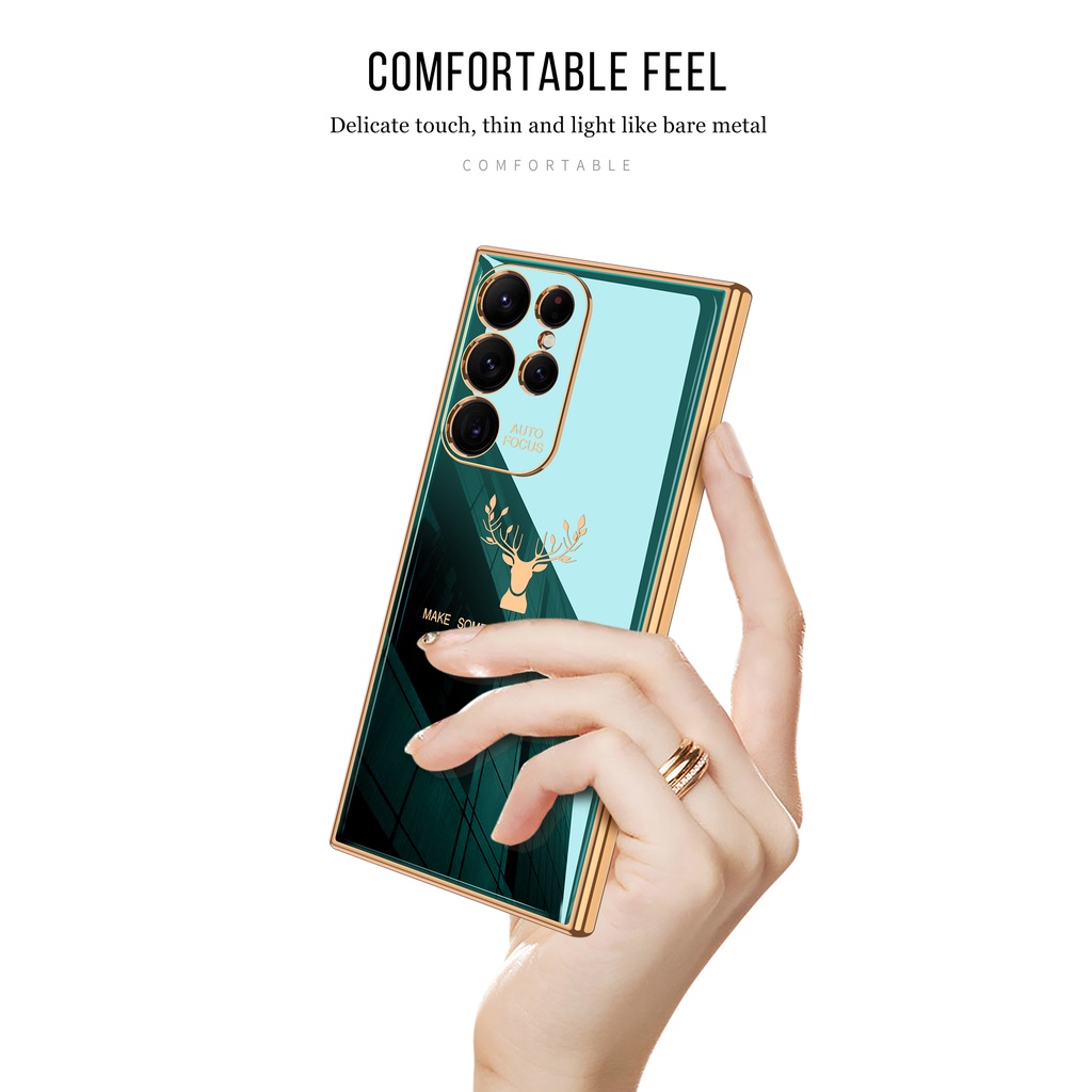 Ốp Lưng Mềm Bảo Vệ Cao Cấp Cho Samsung Galaxy S22 Ultra S22 Plus