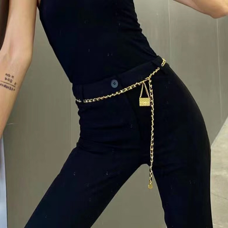 Thắt lưng chuỗi xích dây mảnh kim loại thanh lịch thời trang cho nữ