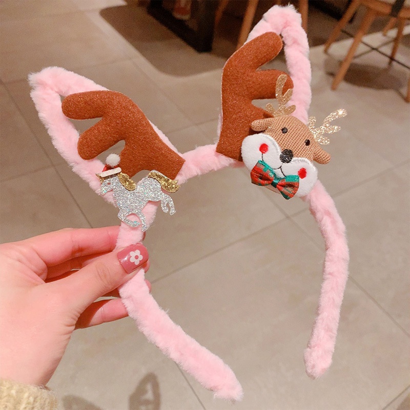 Flgo Băng Đô Giáng Sinh Hình Người Tuyết Tuần Lộc Hoạt Hình