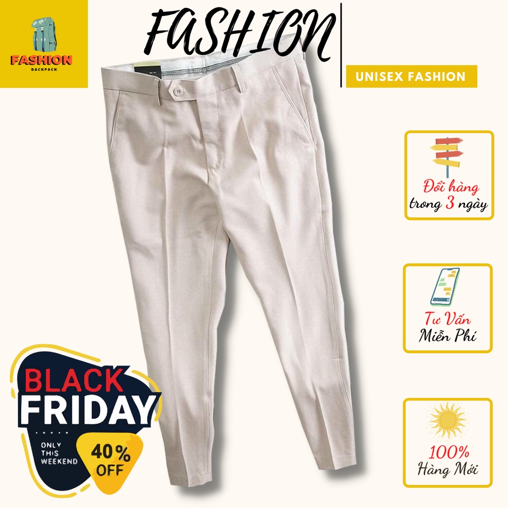 Quần âu nam, quần tây nam Hàn Quốc co dãn vải chống nhăn cao cấp không bai, xù thời trang FASHION STORE