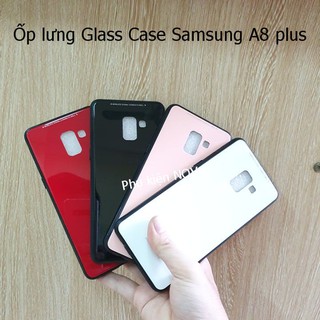 Samsung A8 plus|| Ốp lưng GLass Case Samsung A8 plus