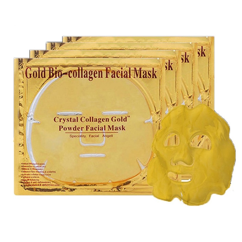 Combo 10 miếng mặt nạ mặt Gold Bio Collagen Facial Mask