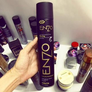 Gôm xịt tóc giữ nếp enzo 420ml