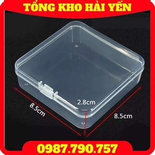 [TIỆN ÍCH] Hộp nhựa vuông trong suốt đựng đồ đa năng tiện dụng cho gia đình