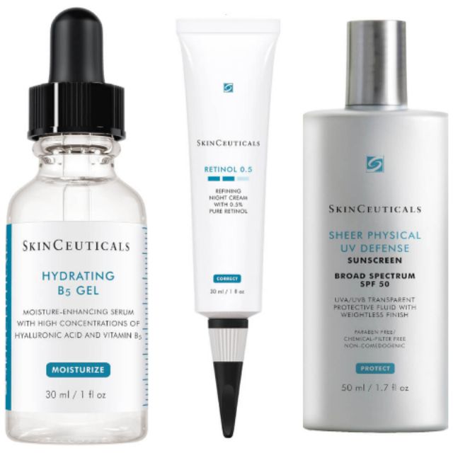 Dưỡng da skinceuticals b5 gel và kem chống nắng