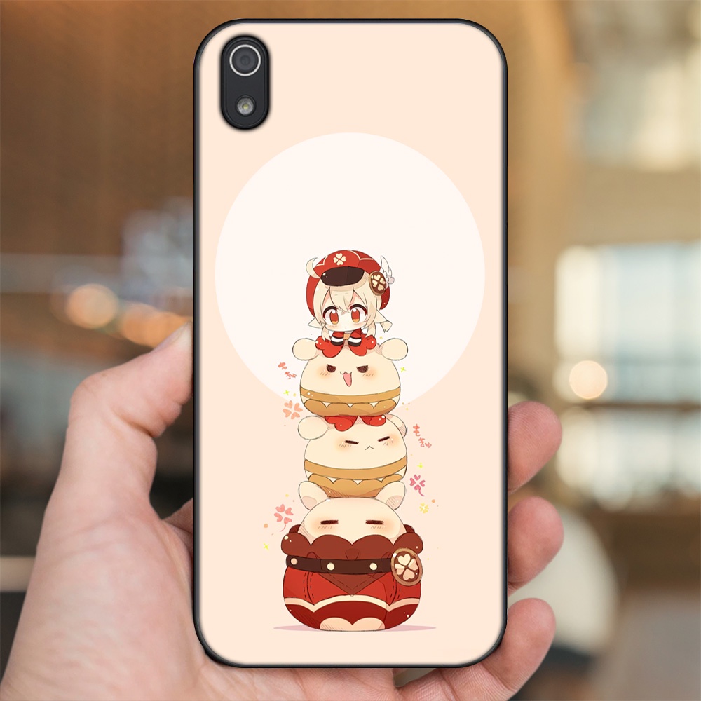 Ốp lưng Xiaomi Redmi 7A viền đen in hình Klee Genshin Impact