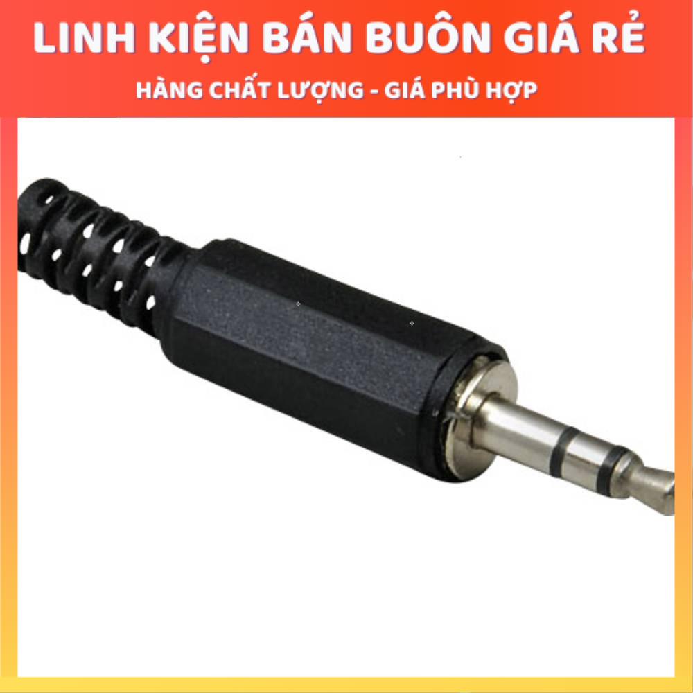 Đầu Jack Audio 3.5MM Stereo Đực Nhựa