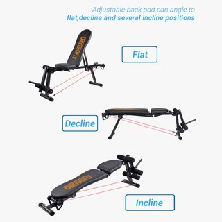 OneTwoFit Dumbbell Bench Exercise Machine Sit up Bench OT014