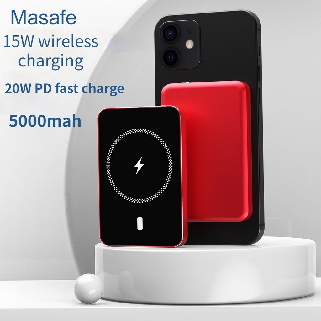 Sạc ko dây 20w Pd 15w Dung Lượng 5000mah Cho IP12 Pro Max 12 Pro