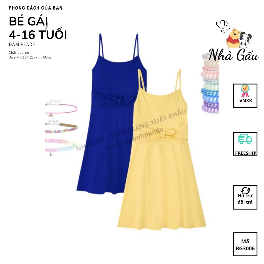 Đầm hai dây PLACE size đại cho bé BG2230