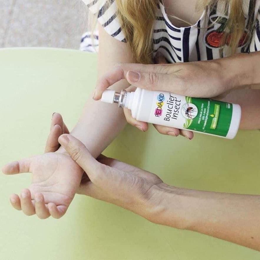 Xịt chống muỗi PediaKid Pháp cho bé từ 3 tháng, 100ml