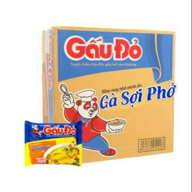 Mỳ gấu đỏ gà sợi phở