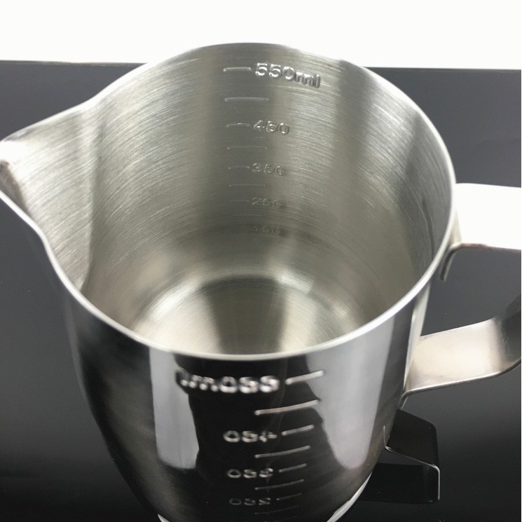 Ca Inox đánh sữa  nấu sáp nến, nấu đất sáp, pha cafe - 350ml, 600ml và 900ml