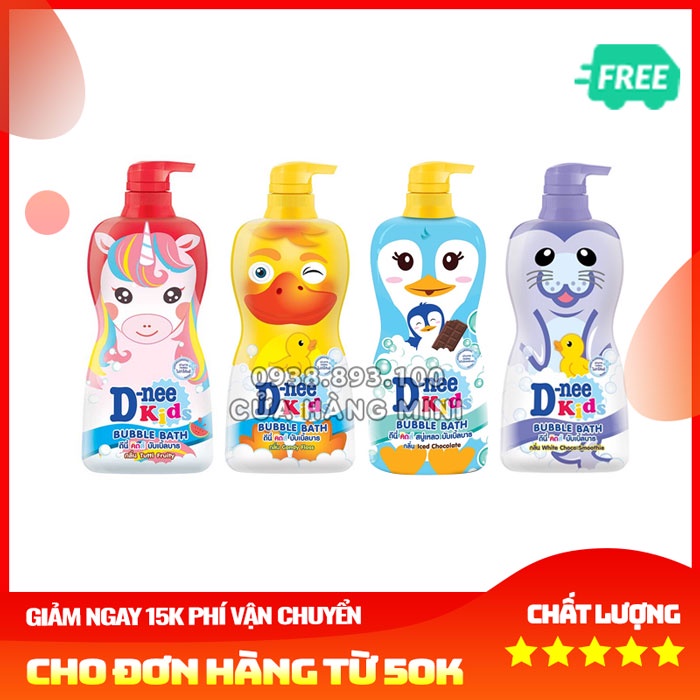 Sữa Tắm Dnee Kids Toàn Thân Cho Bé Bubble Bath (400ml)