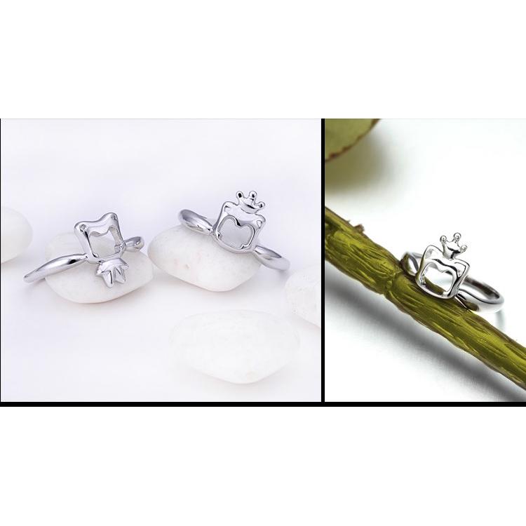 Nhẫn đôi Bạc Hiểu Minh NC211 - Hoàng tử