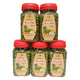 (Cực rẻ) 5 hũ đậu Hà Lan tỏi ớt Tân Lộc Phát - mỗi hũ 250G