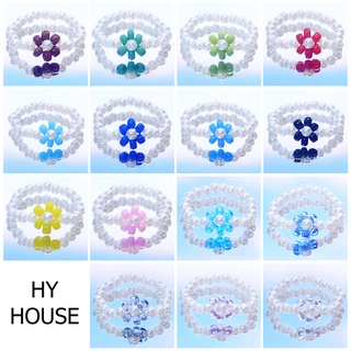 (có sẵn) nhẫn hạt cườm hoa ulzzang trendy Hàn Quốc beaded ring.