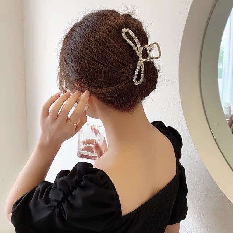 Kẹp Tóc Cho Bạn Nữ Hình Cánh Chuồn Phong Cách Tiểu Thư