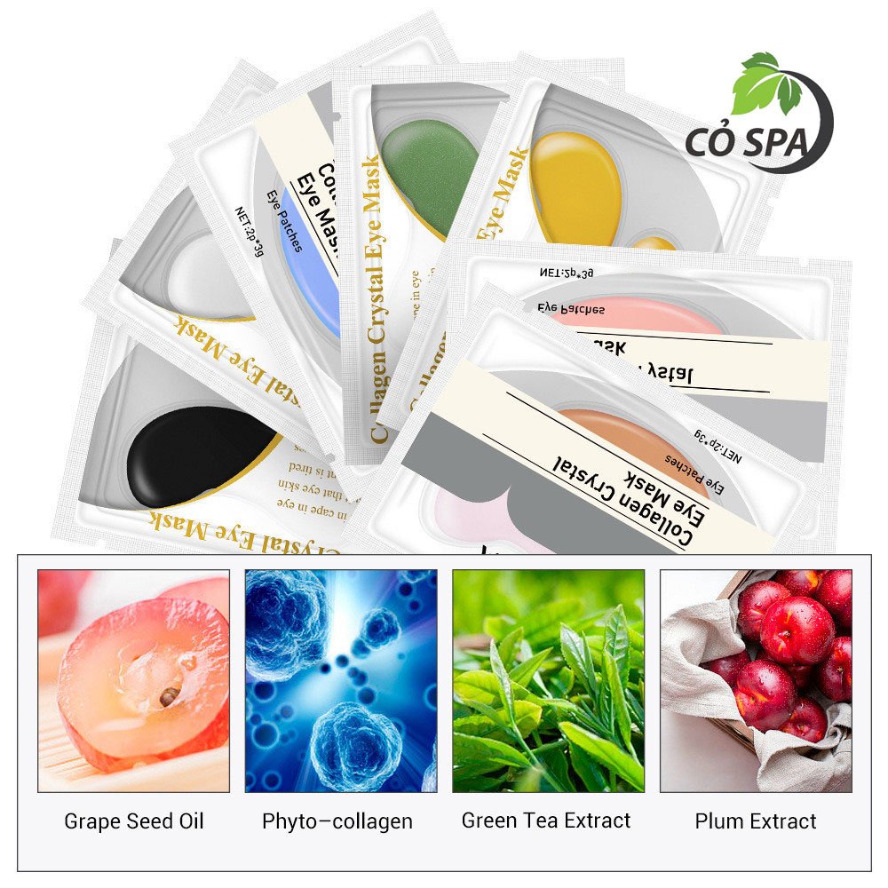 MẶT NẠ MẮT COLLAGEN ✨LANBENA✨ Mask Giảm Quầng Thâm, Bọng Mắt, Làm Săn Chắc Da Chống Nếp Nhăn Và Lão Hóa