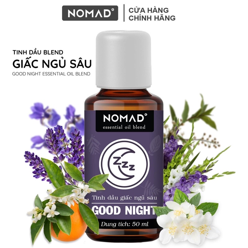 Tinh dầu Ngủ Ngon Thư Giãn Nomad Essential Oils Blend Good Night 10/50ml