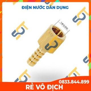 Ren trong 1/8 đuôi chuột nối ống mềm - Đồng thau