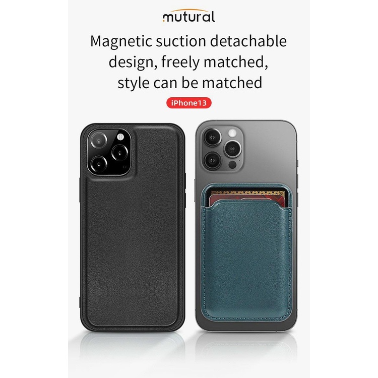 Ốp da cao cấp 2 in 1 Magsefe wallest cho Iphone 13 Promax | BigBuy360 - bigbuy360.vn