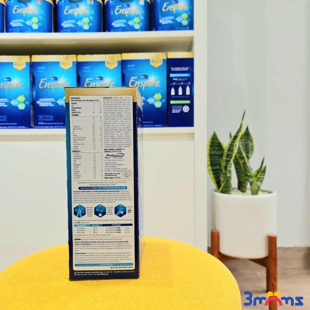 Sữa Bột Chính Hãng Enfamil Enspire Infant Formula 850g