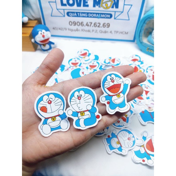 STICKER DORAEMON TRANG TRÍ MIX NHIỀU MẪU NGẪU NHIÊN
