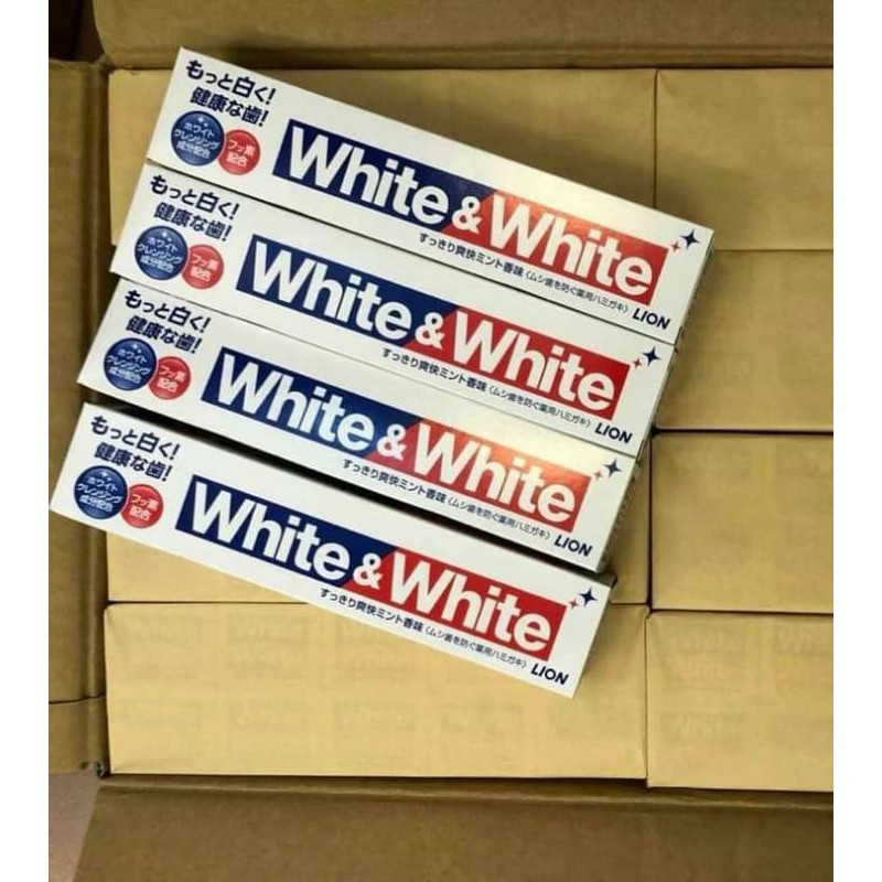 (Mã SRJU10787 giảm 50% tối đa 20K đơn 0Đ) Kem đánh răng white & white nhật