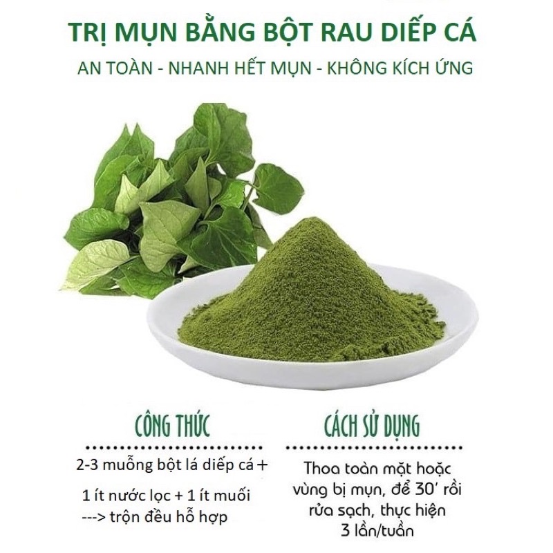 Bột diếp cá sấy lạnh gói 100g