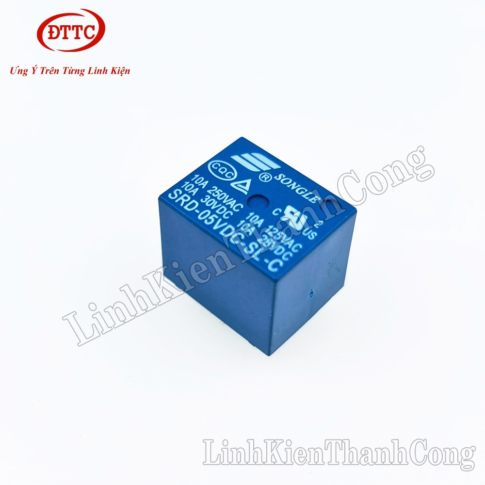 Relay 5V10A SRD-5VDC-SL-C (5 Chân)