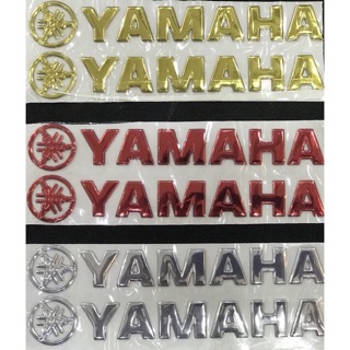 tem yamaha honda kèm logo crom nổi loại lớn óng ánh tăng nổi bậc cho xế yêu