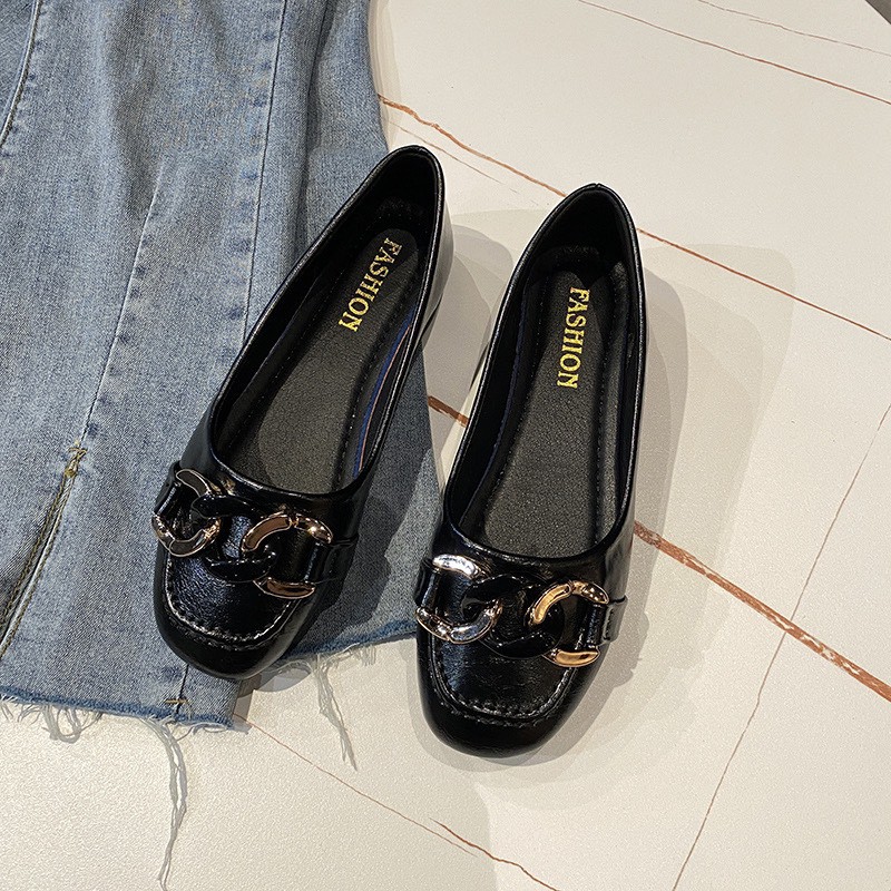 (S129) Giầy búp bê nữ đế dẻo tag xích vòng (mã 029-búp bê) | BigBuy360 - bigbuy360.vn