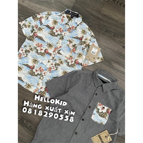 A362 - Áo sơmi billabong xuất bé trai
