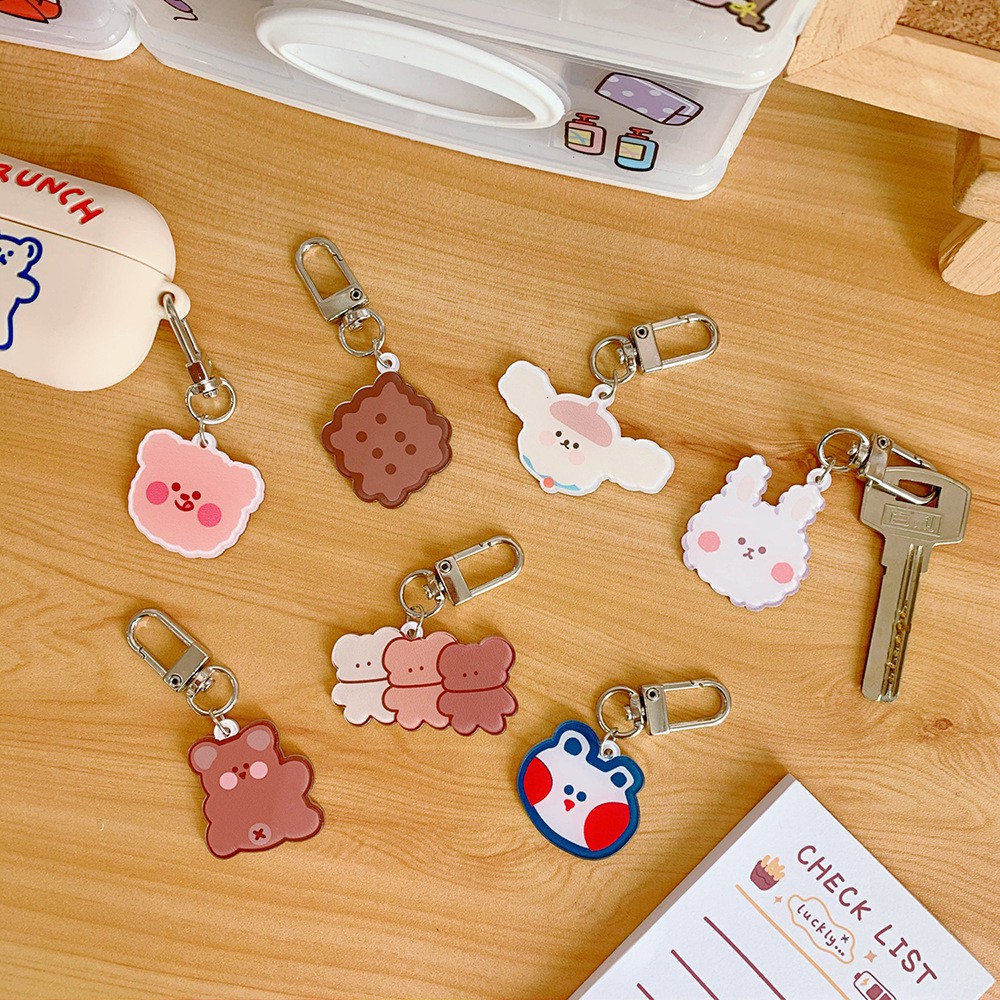 Móc khóa keychain hoạt hình chibi gấu dễ thương đáng yêu phong cách Nhật Bản